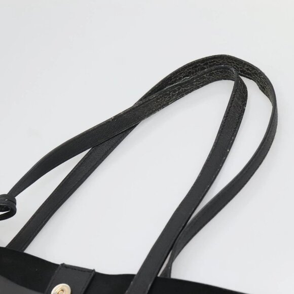 SAINT LAURENT Tote Bag Leather Black Auth 139838 - Picture 12 of 16